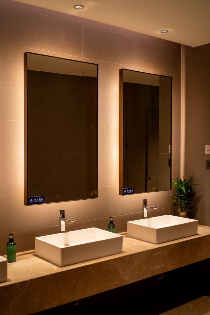 single basin vs double vanity in glasgow bathrooms